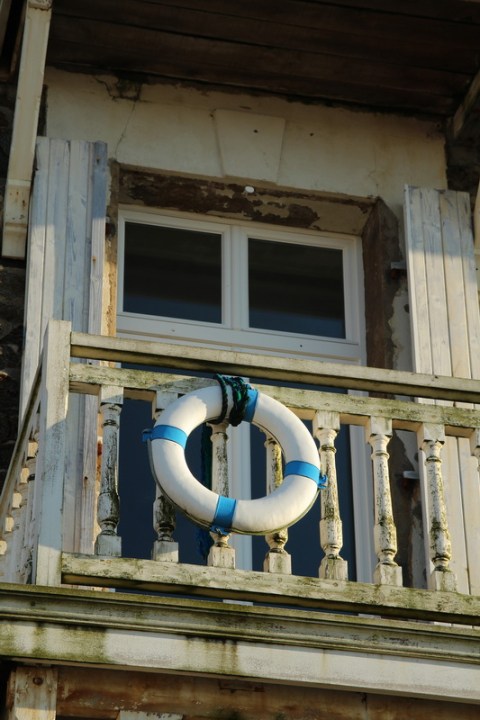 Habitation sur la digue de Rochebonne, à Rothéneuf (Saint-Malo).
