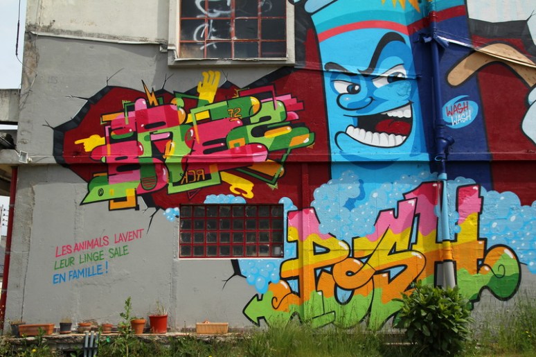 Bâtiment des "Ateliers du Vent" (collectif d'artistes), à Rennes.