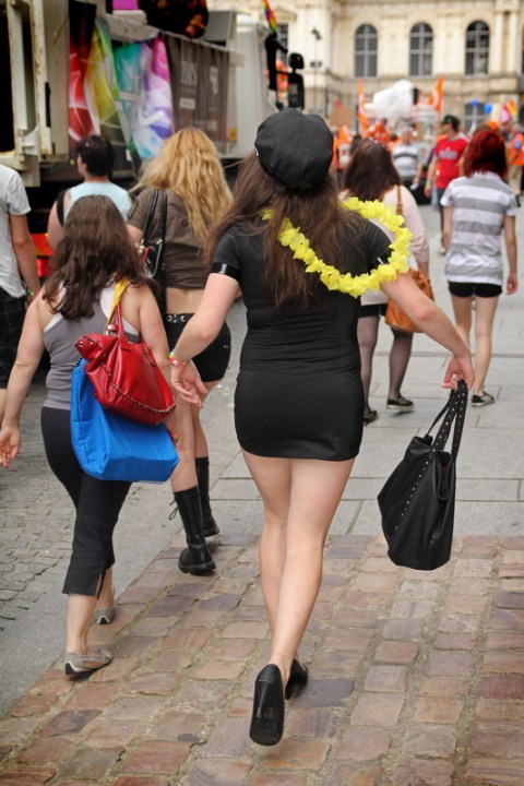 La grâce et la féminité en marche (Marche LGBT 2013 de Rennes)