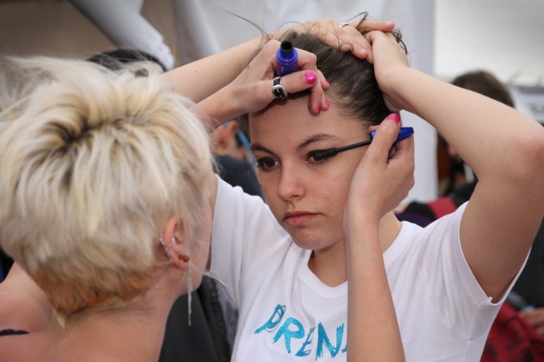 Maquillage (Marche LGBT 2013 de Rennes)