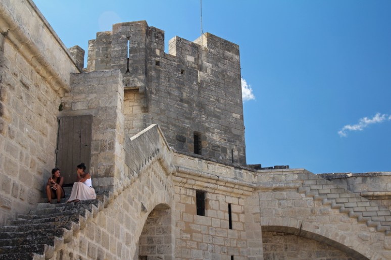 Les remparts d'Aigues-Mortes (Gard).