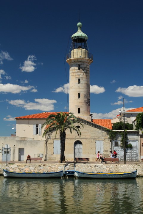 Le vieux phare du Grau-du-Roi (Gard).