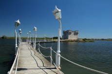 Palavas-les-Flots. Le parc du Levant et le musée Albert&nbsp;Dubout.
