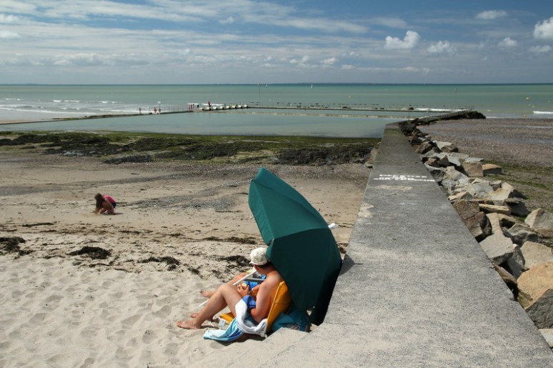 La piscine d'eau de mer de Saint-Pair-sur-Mer