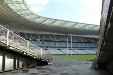 Saint-Denis. Un des accès à la pelouse du Stade de&nbsp;France.