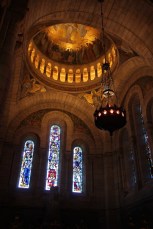 Paris, Montmartre. Dans la Basilique du&nbsp;Sacré-Cœur.