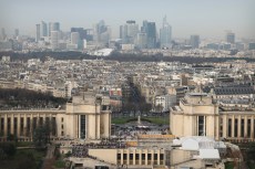 Paris – Vue depuis le 2ème étage de la Tour&nbsp;Eiffel