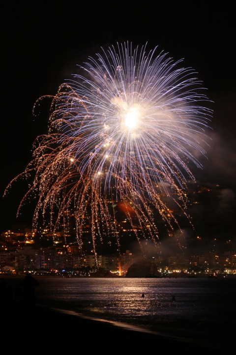 Feu d'artifice à Blanes (Espagne)