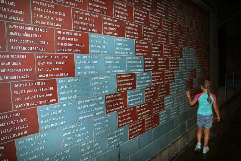 Dans le stade du Camp Nou (Barcelone, Espagne)