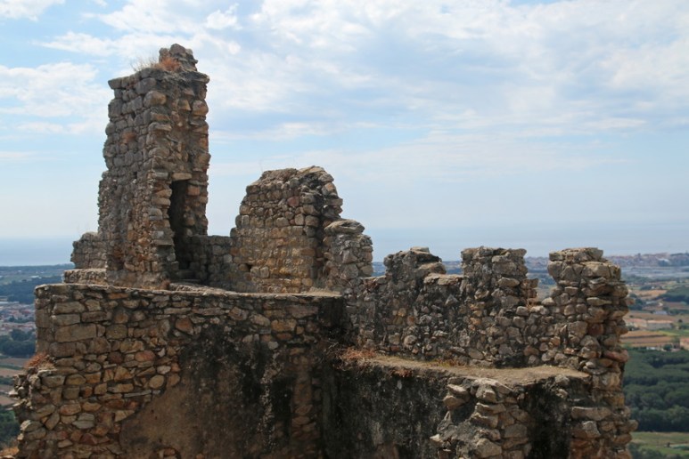 Le château de Palafolls (Espagne).