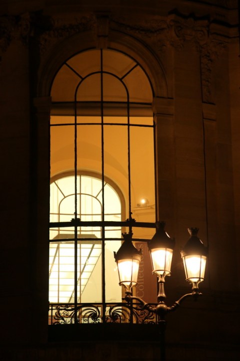 Une fenêtre du Petit Palais, à Paris.