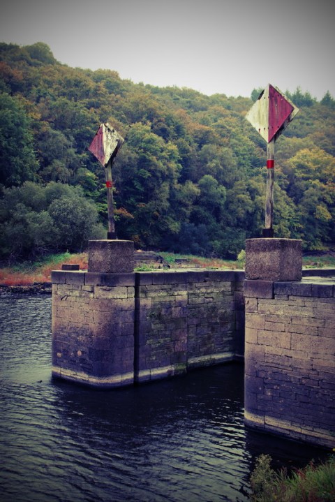 Lac de Guerlédan (Bretagne).