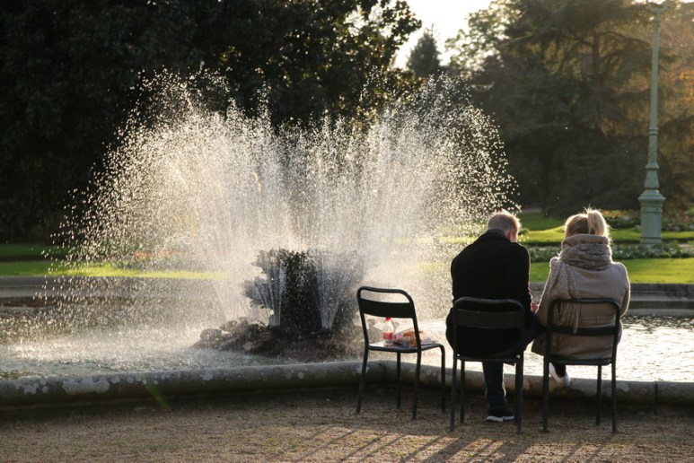 Pause au parc du Thabor (Rennes, Novembre 2015)