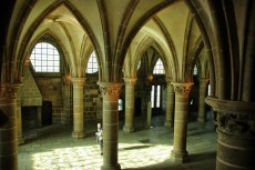 Abbaye du Mont-Saint-Michel : La salle des&nbsp;Chevaliers
