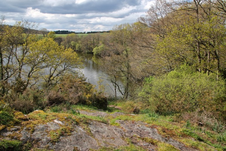 Muzillac (Morbihan), l'étang de Pen Mur.