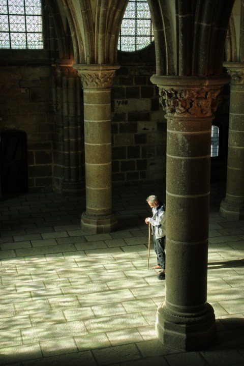 Méditation (Mont-Saint-Michel)