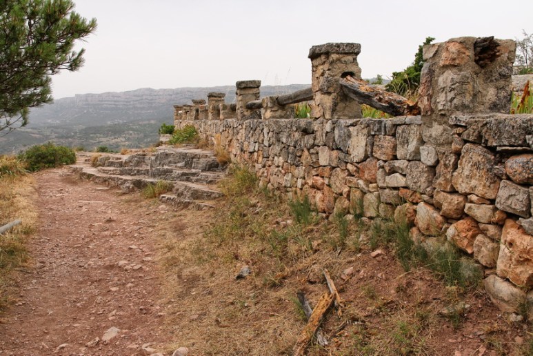 Siurana de Prades (Espagne, Catalogne). Vieille clôture.