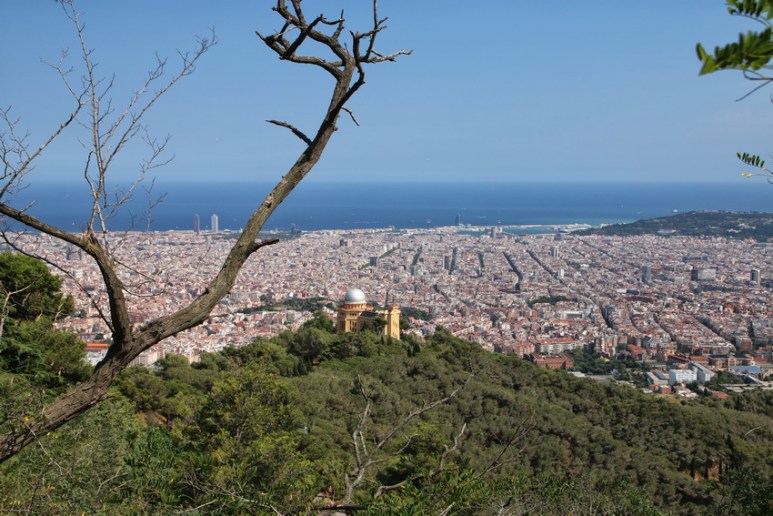 Barcelone vu depuis le Tibidabo.