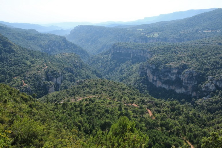 Entre La Febró et La Mussara (Catalogne, Espagne).