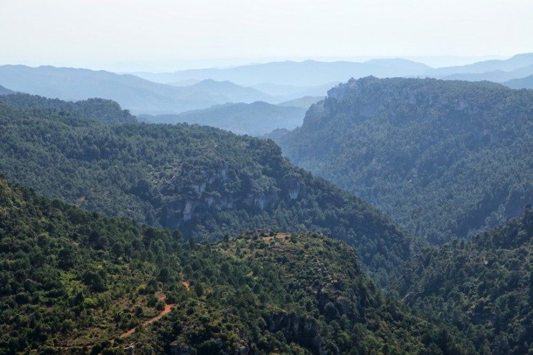 Entre La Febró et La Mussara (Catalogne, Espagne).