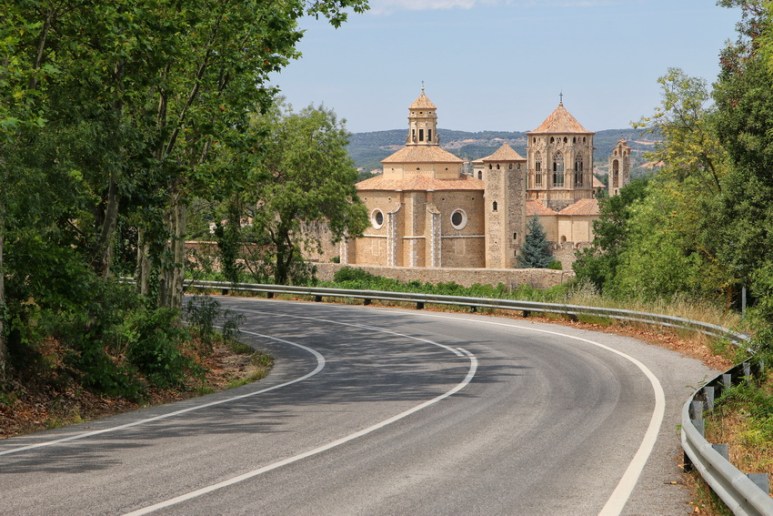 Le Monastère de Poblet (Catalogne, Espagne).