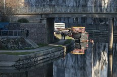 Sous le pont Robert&nbsp;Schuman
