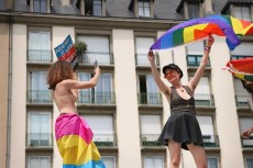 Photo haute en couleurs