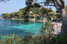 La Plage Paloma à Saint-Jean-Cap-Ferrat (France, Alpes-Maritimes).