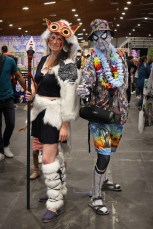 Cosplay de Princesse Mononoké avec Spiderman.