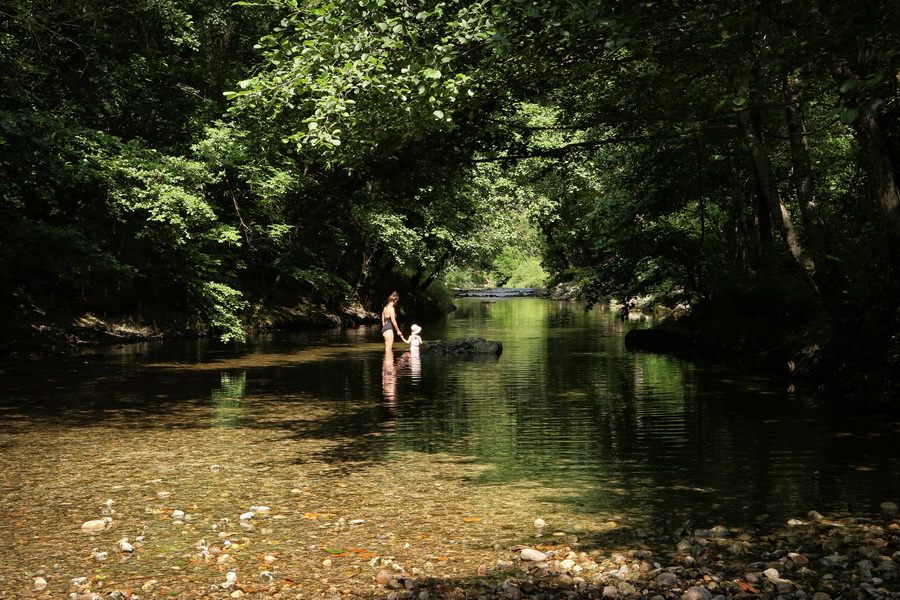 Avec Maman dans le Loup (la Colle-sur-Loup, 15/07/2023).
