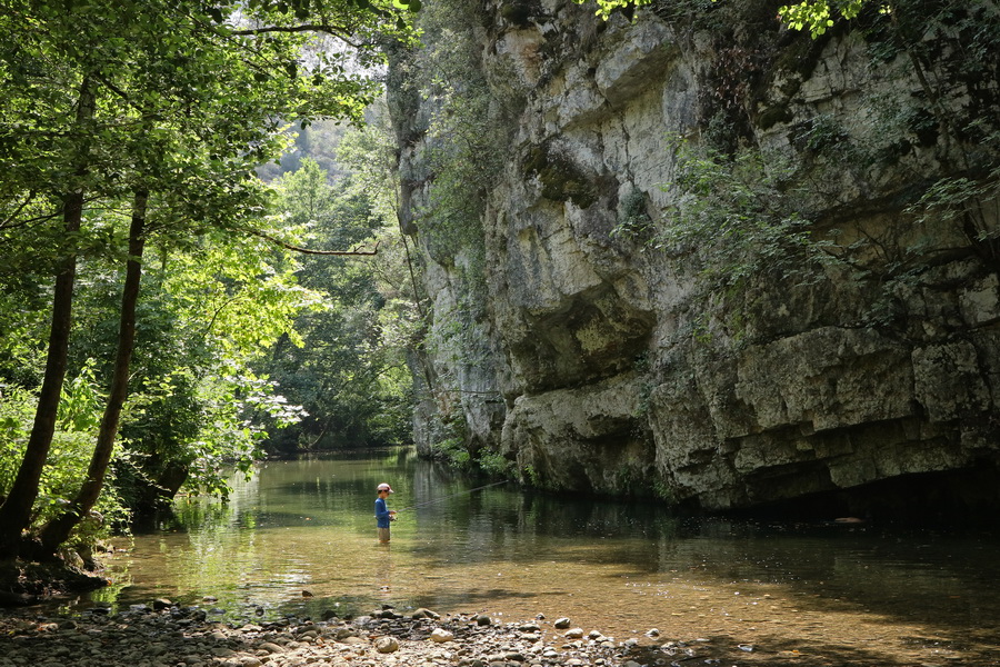 Le petit pêcheur (la Colle-sur-Loup, 15/07/2023).