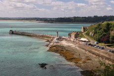 La jetée de Cancale (Ille-et-Vilaine).