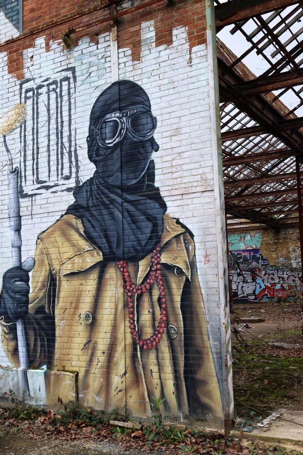 Friche industrielle de l'ancien arsenal de Rennes (04/02/2024)