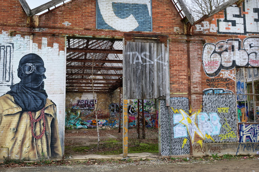 Friche industrielle de l'ancien arsenal de Rennes (04/02/2024)
