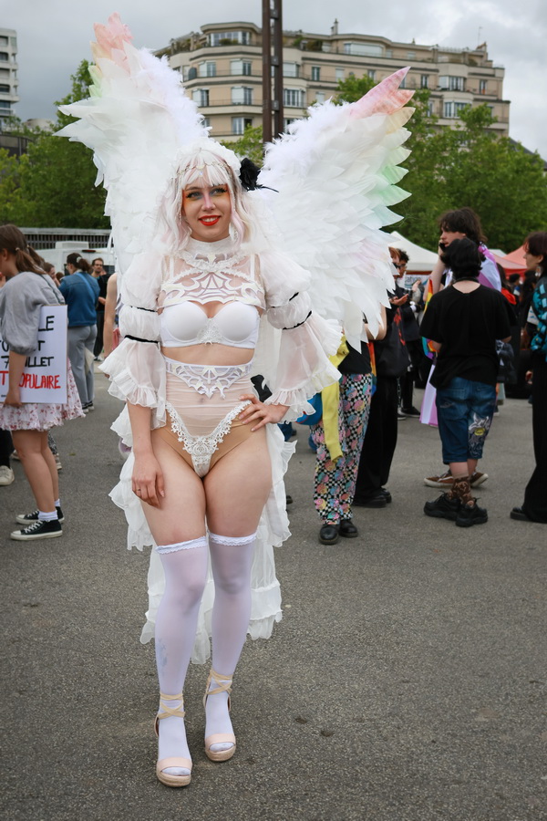 Un ange passe (Marche LGBT 2024 de Rennes)