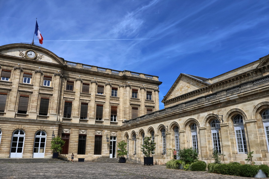Bordeaux (Gironde). L'hôtel de ville.