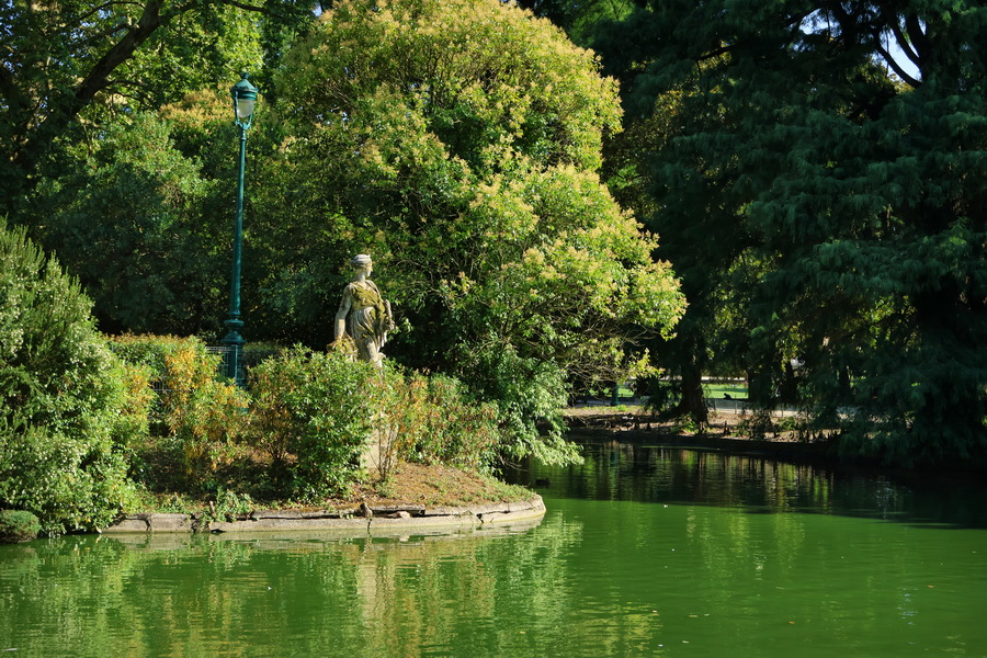 Bordeaux (Gironde). Le jardin public.