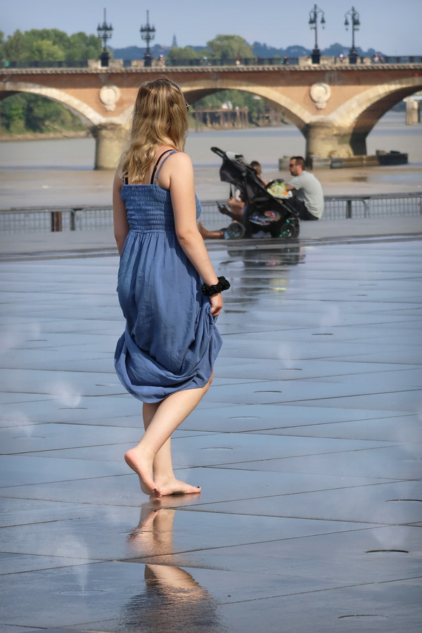 Sur le Miroir d'eau de Bordeaux - 11/07/2024