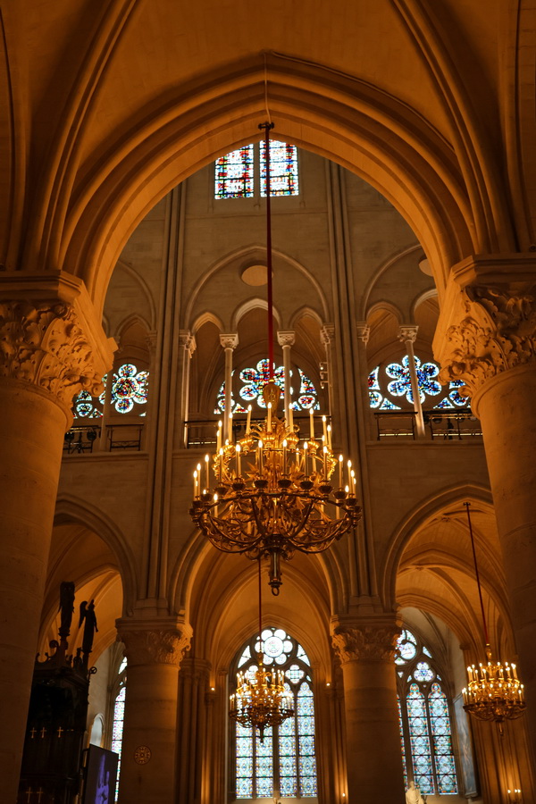 Dans la cathédrale Notre-Dame de Paris.