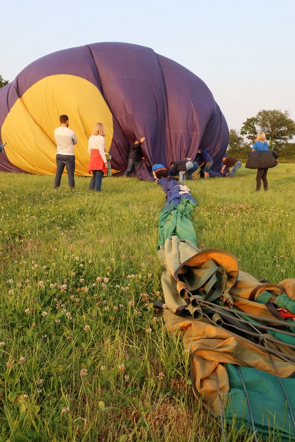 Pliage de l'enveloppe.