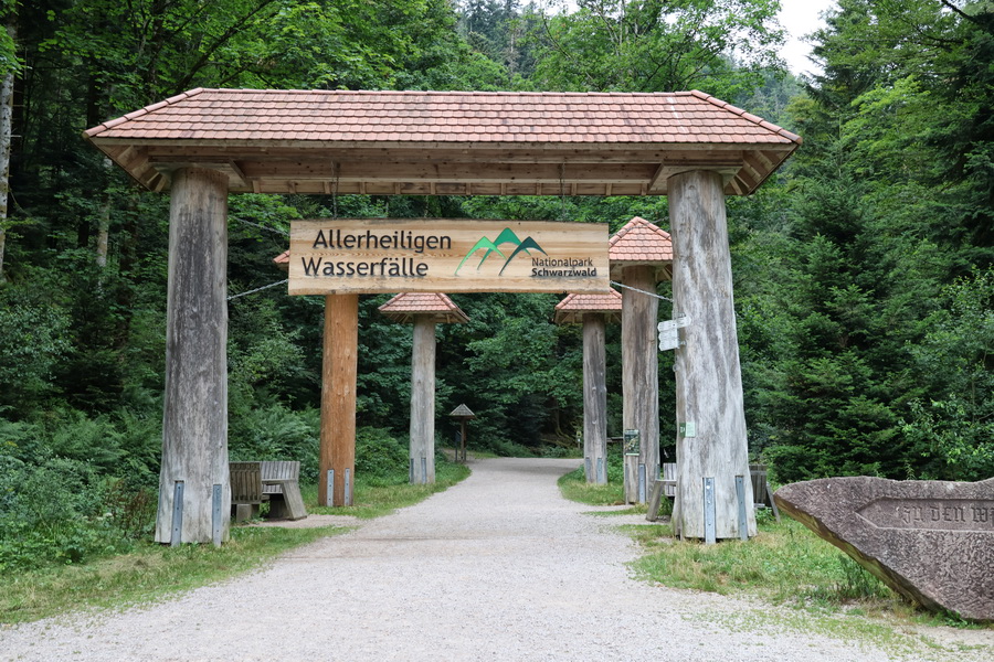 Oppenau (Allemagne), Forêt Noire. Les chutes d'Allerheiligen.
