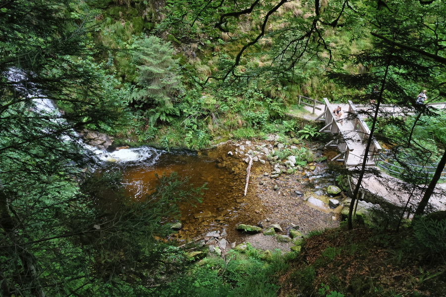 Oppenau (Allemagne), Forêt Noire. Les chutes d'Allerheiligen.