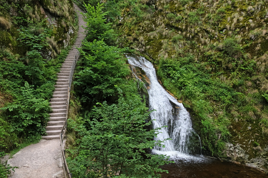 Oppenau (Allemagne), Forêt Noire. Les chutes d'Allerheiligen.