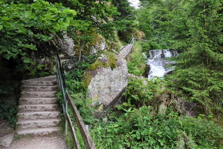 Oppenau (Allemagne), Forêt Noire. Les chutes d'Allerheiligen.