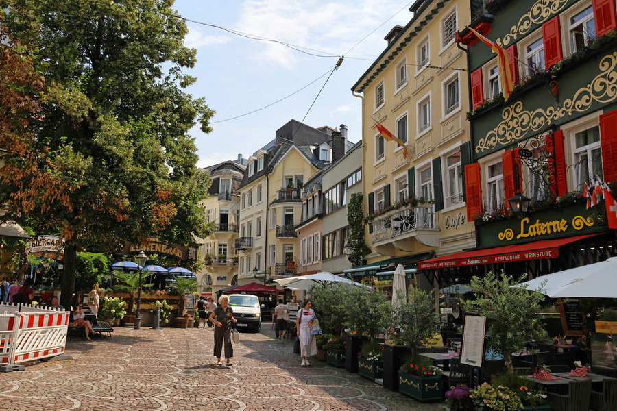 Baden-Baden (Allemagne). Rue Gernsbacher.