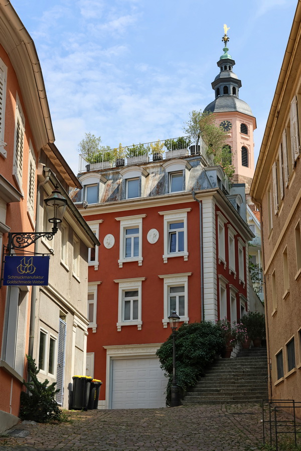 Baden-Baden (Allemagne). Rue Büttenstraße.
