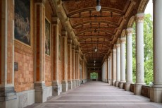 Baden-Baden (Allemagne). La Trinkhalle.