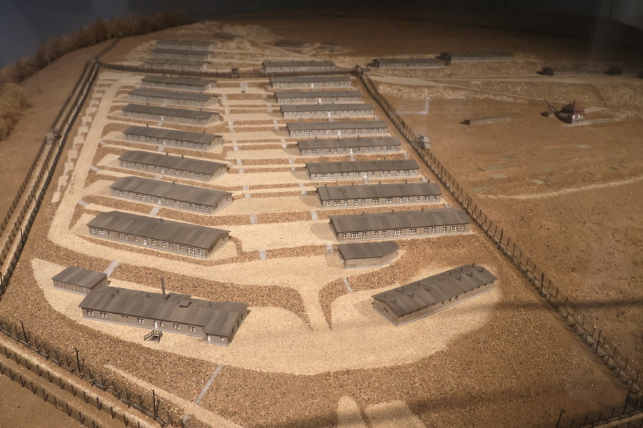Maquette du camp de concentration de Natzweiler-Struthof.