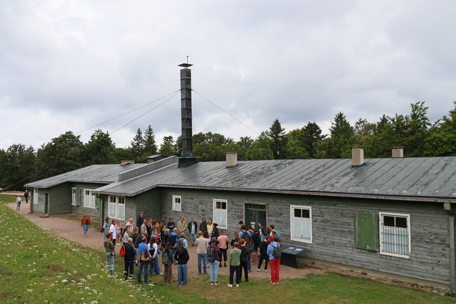 Le crématoire du camp de concentration de Natzweiler-Struthof.