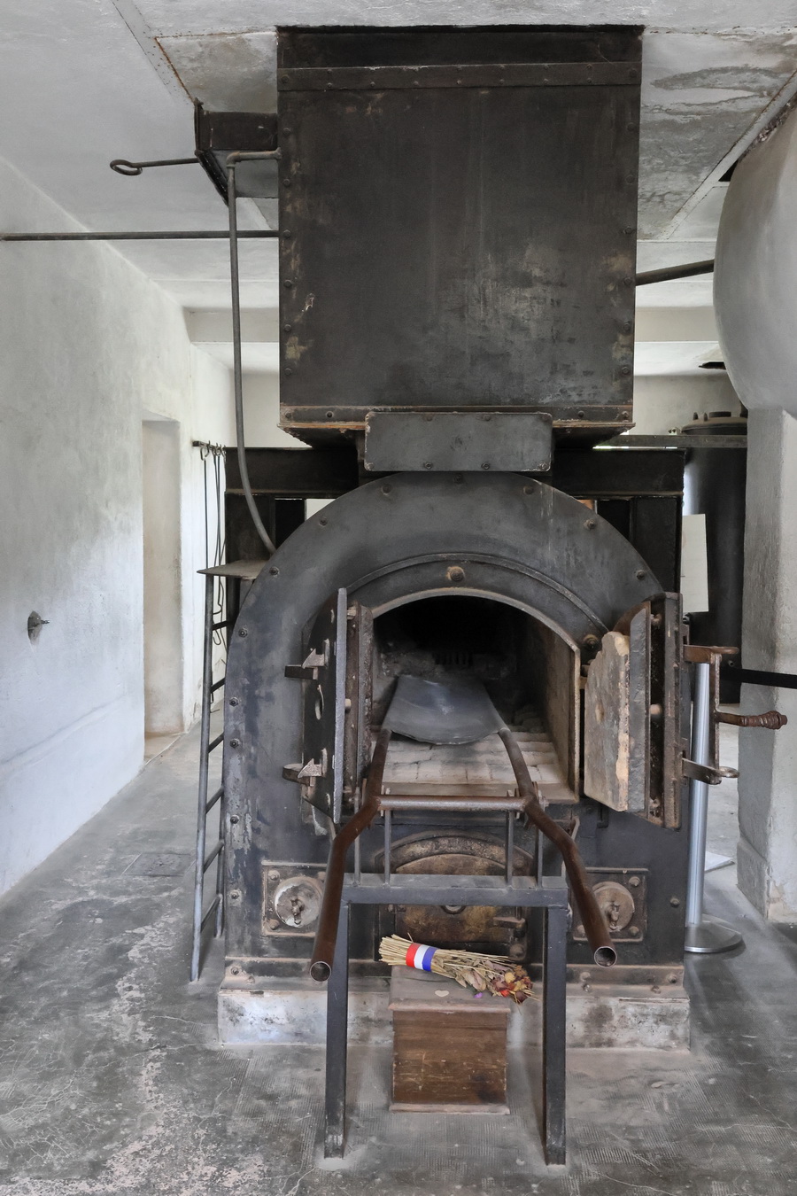 Le four crématoire du camp de concentration de Natzweiler-Struthof.